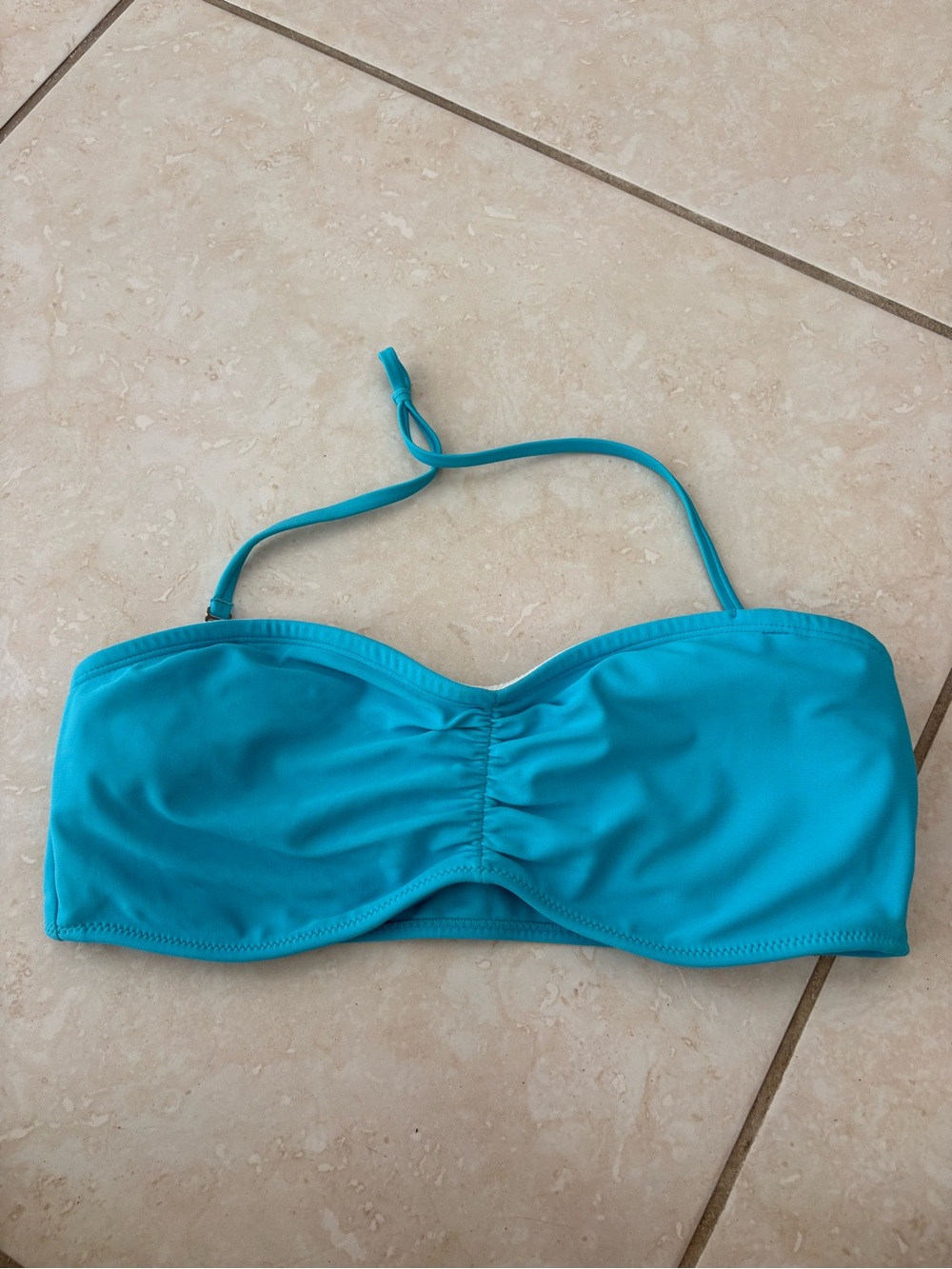 Turquoise Bandeau Bikini Top size L